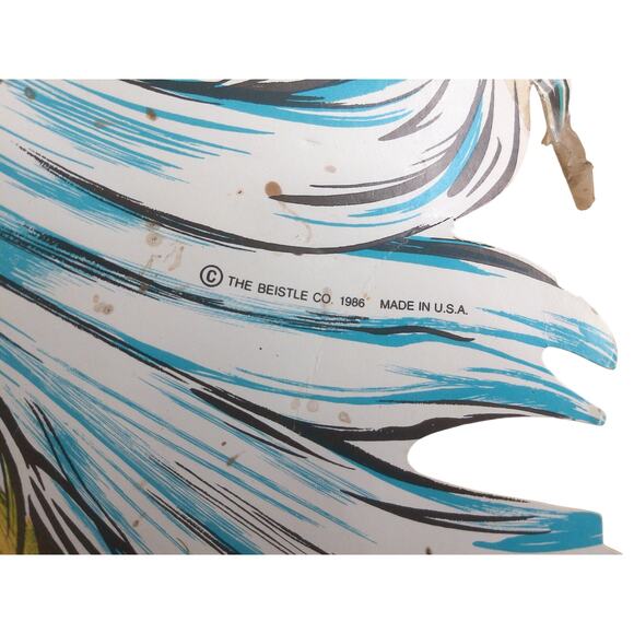 Vintage Beistle Halloween Skull Witch Owl Die Cuts Set of 3 READ - Picture 13 of 13